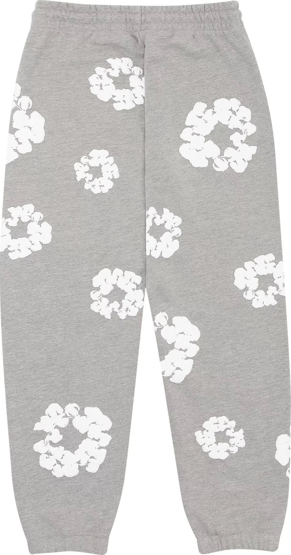 Grey Cotton Wreath Sweatpants