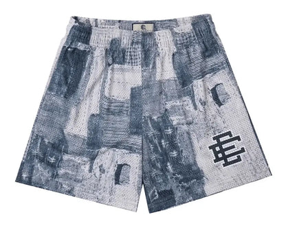 EE Patchwork Mesh Shorts