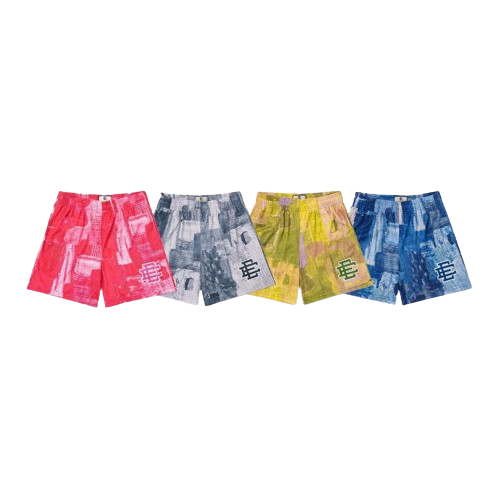 EE Patchwork Mesh Shorts