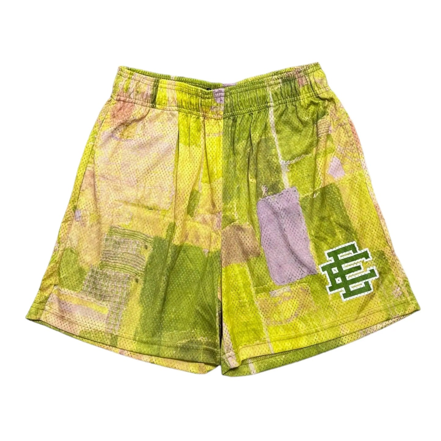 EE Patchwork Mesh Shorts